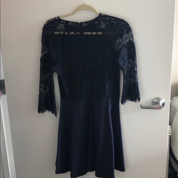 BB Dakota “Yale” Lane Panel Fit and Flare Dress - Picture 3 of 4